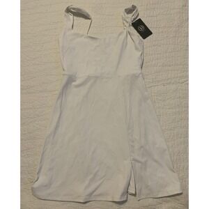 Diosa Fit white sports dress, size large